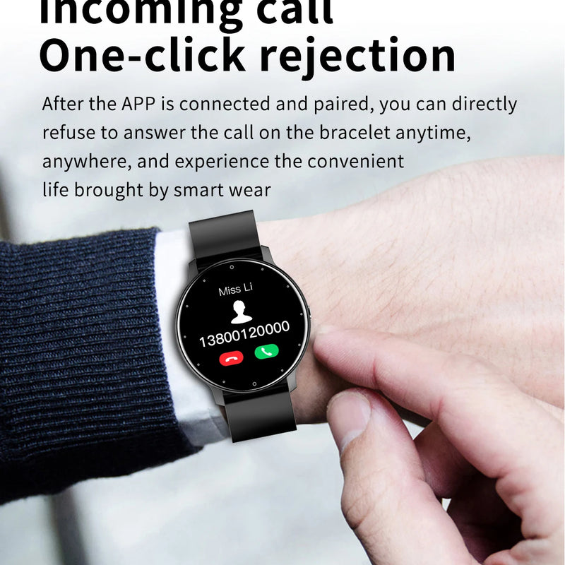 LIGE 2026 Smart Watch Women Men Ladies Gift Sport Fitness Men Watches Heart Rate Monitor Waterproof Smartwatch For Android IOS