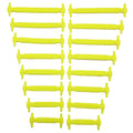 16pcs/lot Silicone Shoelaces No Tie Shoelaces 12 Colors Elastic Lace Shoelace Creative Lazy Silicone Laces Rubber Lace