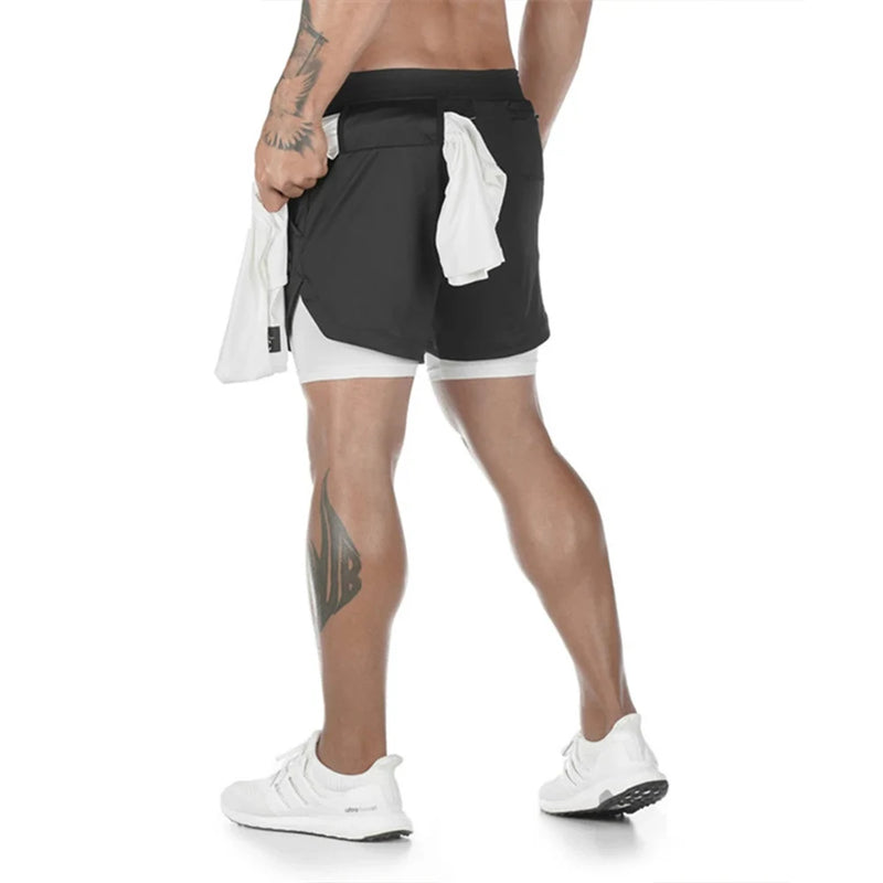 Summer Running Shorts Men Sports Jogging Fitness Training | SAMAG