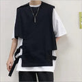 2021 New Vest Mens Fashion Tooling Vest Men Streetwear Cargo Vest Hip Hop Sleeveless Jacket  Outdoors Tactical Coat