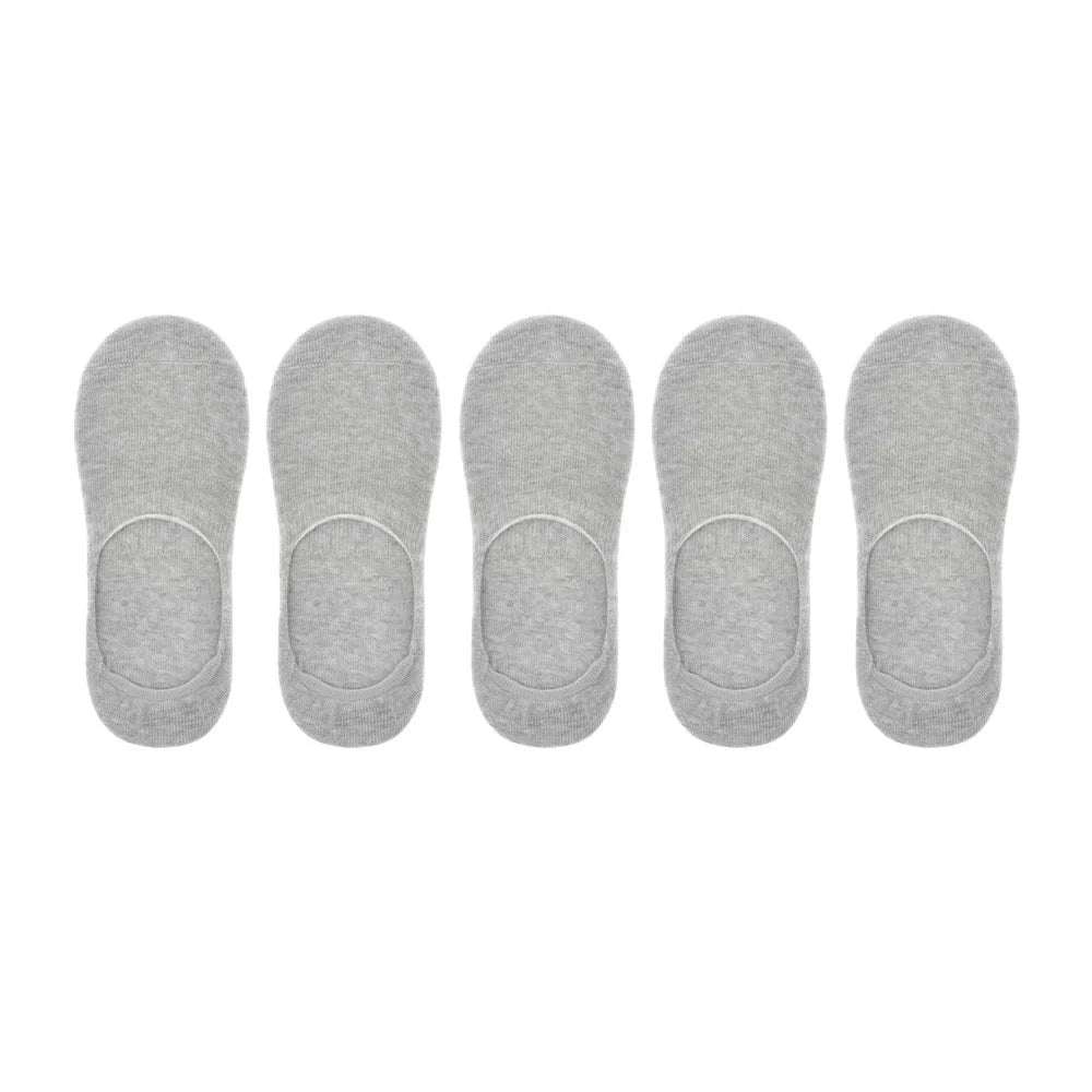5pairs/lot Children's Invisible Shallow Mouth No Trace Short Girls Boat Socks Slip Silicone White Black Baby Boys Sock for Kids