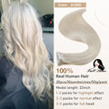 Full Shine Tape In Hair Extensions Human Hair 100% Remy Natural Human Hair Seamless Skin Weft Seamless Color Glue For Women