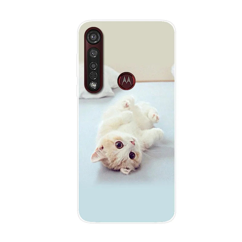 For Motorola Moto G8 Power Case Shockproof Soft silicone TPU Back Cover For Moto G8 Power Lite Phone Cases Case G8 Plus Cartoon