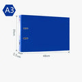 Landscape Lever Arch Folder A4 A3 Paper Organizer Document Folder 2-Rings Binder A4 File Folder Horizontal A3 File Big Binder