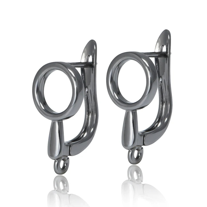 1 Pair Gold Plated  Earring Hooks Components Accessories Supplies For Woman DIY  Handmade Making Findings Jewelry  Wholesale