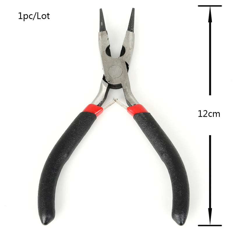 1 - 3Pcs/Set Jewelry Making Pliers Set Stainless Steel Needle Nose Hand Tool Black 11 - 13cm - Visuel 8 | SAMAG