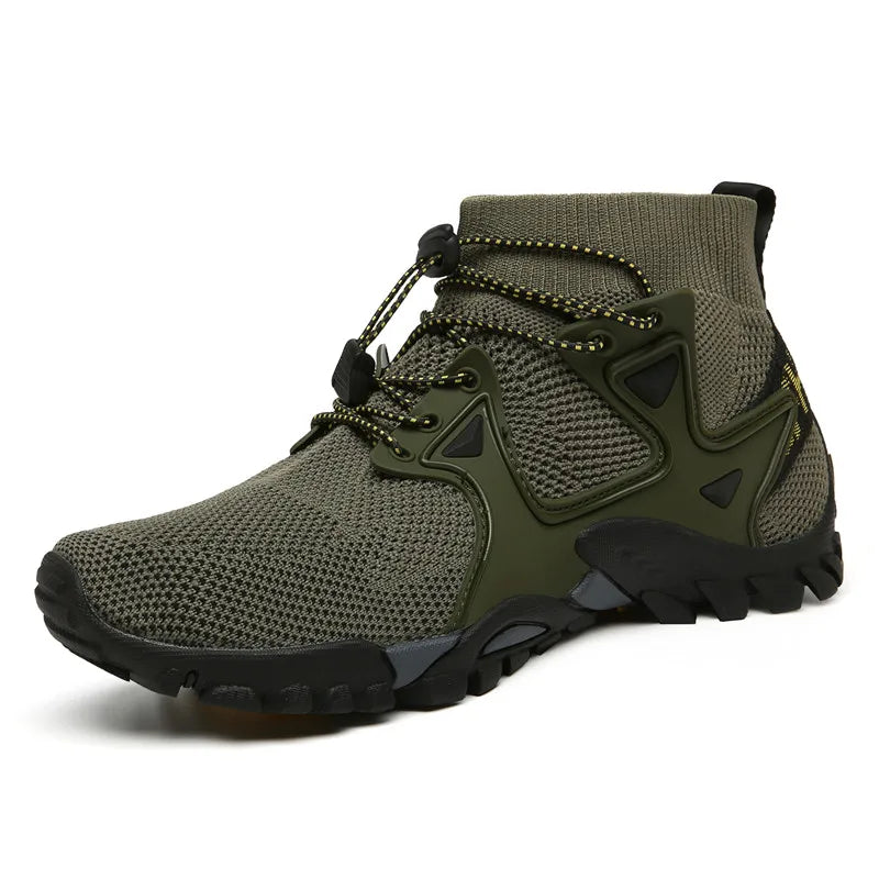 Summer Men's Casual Shoes Mesh Breathable Men's Sneakers Outdoor Slip-On Men's Shoes Lightweight Men's Wading Shoes Hot Sale
