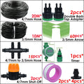 KESLA Garden Automatic Watering Irrigation Kit Elbow Emitter Drip System 4/7MM to 3/5MM Hose for Bonsai Potted Flower Greenhouse