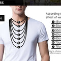Hiphop Heavy Cuban Link Chains Necklaces Male Gold Color Stainless Steel Long Neck Necklace For Men Women Jewelry 2023 Collares
