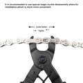 Bicycle Link Chain Buckle Pliers Road Bike Link Remover Clamp Quick Release Link Removal Repair Tool MTB Magic Button Clamp Tool