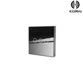 433MHz Smart Light Switch Rf Wireless Touch Wall Switch with Remote Control Tempered Glass Panel Switch for Home LED LAMP 220V