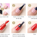 VENALISA Non Cleansing Topcoat Nail Art 7.5ml Soak off Base Coat Foundation No Wipe Top Coat Nail Gel Funny Bunny Gel Varnish