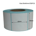 20x10mm Shipping Labels- 700 barcode sticker Per Roll Strongest & THICKEST - Thermal Postage BPA Free, Supermarket Blank Sticker