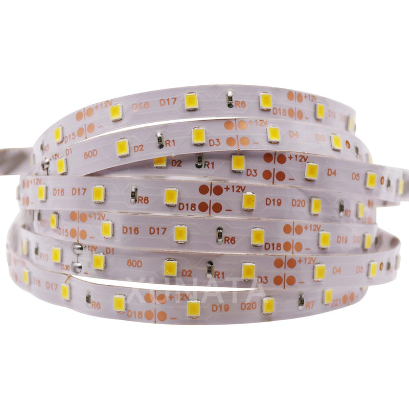 LED Strip Light 12V 24V 2835 5050 5054 5M RGB White Pink Red Blue Flexible LED Tape Ribblon 120LED 60LED 480LED Waterproof Decor