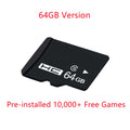 Game Memory Card For RG351V Portable Game Console 64GB 128GB with 15000 games for ps1/psp/n64/Dreamcast/NDS gaming accessories