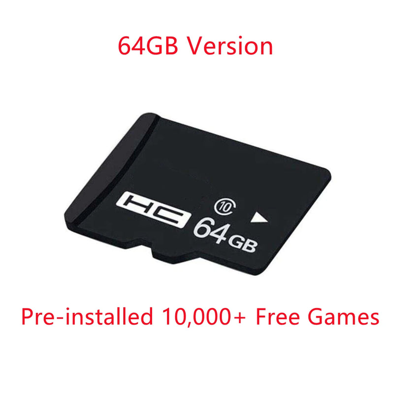 Game Memory Card For RG351V Portable Game Console 64GB 128GB with 15000 games for ps1/psp/n64/Dreamcast/NDS gaming accessories