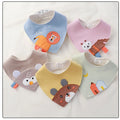 Cartoon Baby Bibs Soft Newborn Feeding Towel Cotton Cloths Baby Girls Boys Bandana Bib Newborn Saliva Towel Burp Cloths