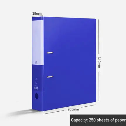 Colorful A4 File Cover 2-Ring Binder A4 File Folder For Document Organizer Office Supplies