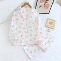 Fdfklak Spring Fall Full Sleeve Homewear Loose Pajama Set | SAMAG