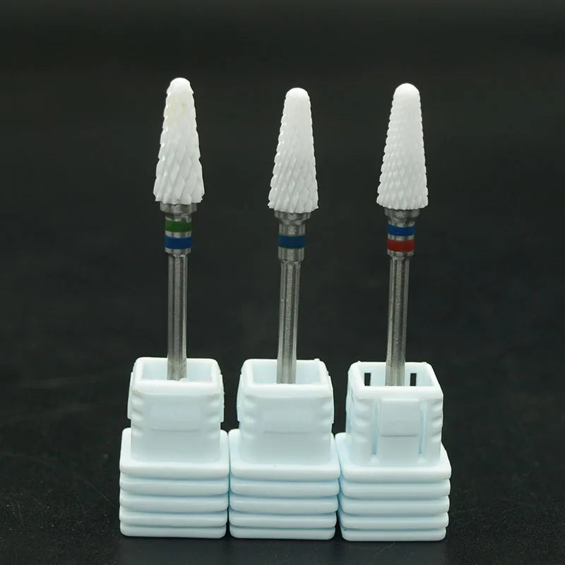 EasyNail 1pcs  Mill Ceramic Nail Drill Bits For Electric Manicure Machines Pedicure Nail Art Salon Polish Tools M0610