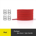 1Pair No Tie Shoelaces Elastic Shoelaces Kids Adult Quick Lazy Laces Flats Rubber Sneakers Running Shoelace 24 Colors
