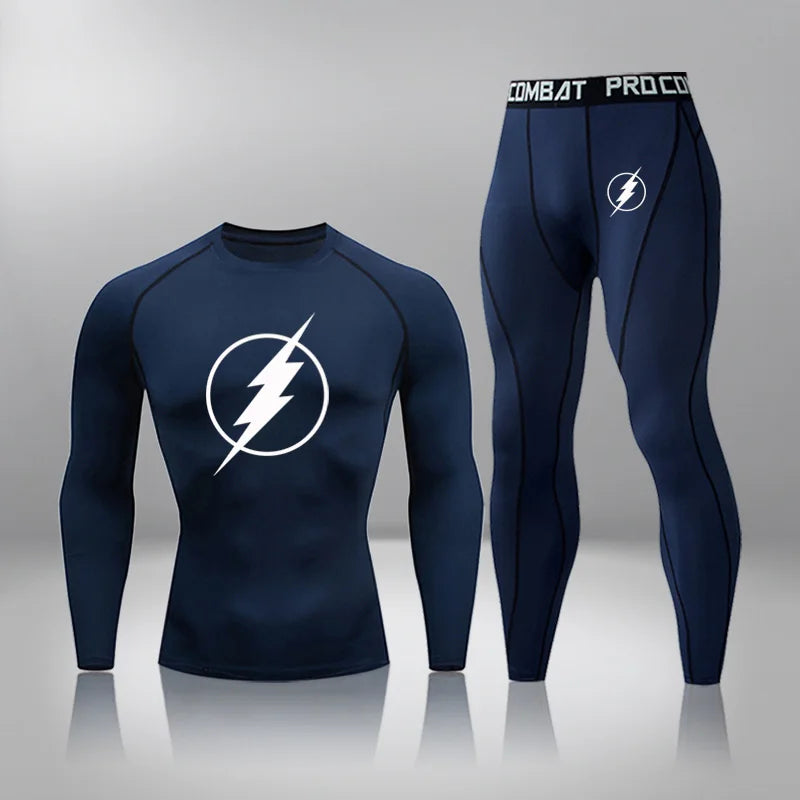 Men's Warm Base Coat Thermal Underwear Set Winter Cosy Line For Hunting Hiking Active Sports Track And Field Team,Football Sport