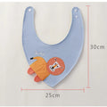 Cartoon Baby Bibs Soft Newborn Feeding Towel Cotton Cloths Baby Girls Boys Bandana Bib Newborn Saliva Towel Burp Cloths