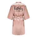 Birthday Party Girl & Entourage Satin Printing Women | SAMAG