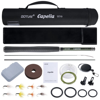 Goture Tenkara Fishing Kit Ultra Light Carbon Fly Rod | SAMAG