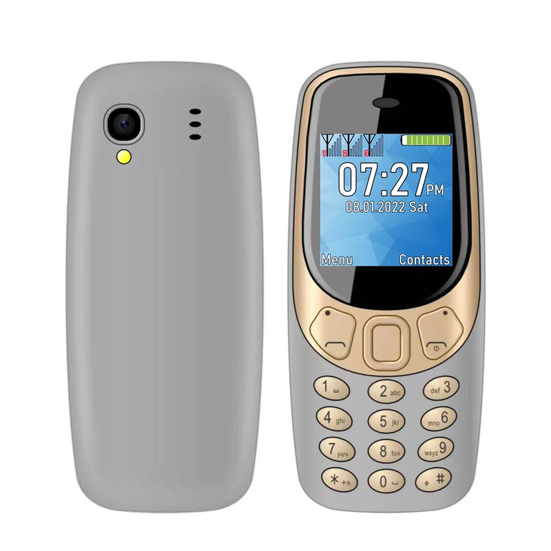 SERVO Small Mobile Phone Bluetooth Dialer Magic voice Low Radiation Telephone Call Recording 2/3 SIM GSM Unlocked Mini Cellphone