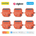 LoraTap Tuya ZigBee 3.0 2 Gang Light Switch Relay Module Google Home Alexa Echo Remote Control Work with Zigbee2MQTT DIY
