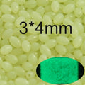 INFOF 100-500pcs/lot Soft Egg Beads Fishing Stop Luminous Oval Rubber Stopper Night Fly Fishing Accessories pesca