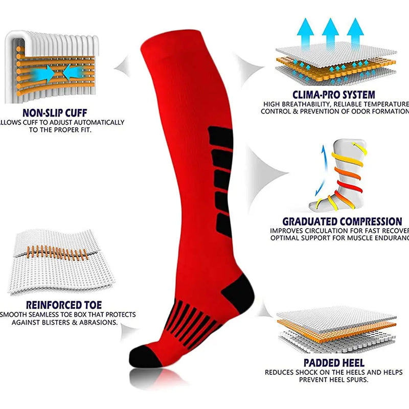 Varicose Veins Socks Compression Stockings Nurse Sports | SAMAG
