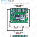 3S/4S 20 40A 60A Li-ion Lithium Battery Charger Protection Board 18650 BMS Drill Motor 11.1V 12.6V/14.8V 16.8V Enhance/Balance