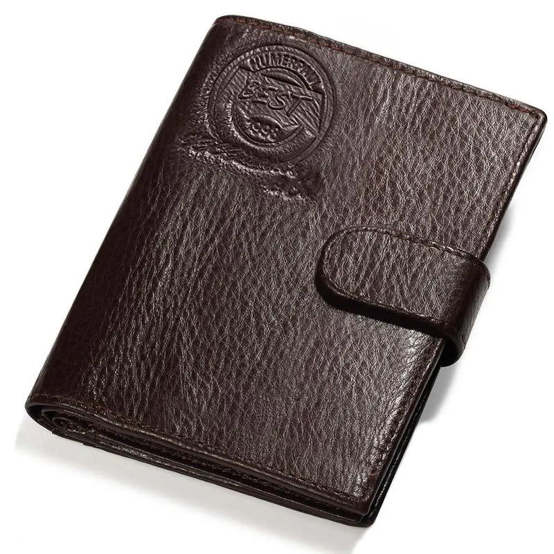 KAVIS Genuine Leather Wallet Men Passport Holder Coin Purse Magic Walet PORTFOLIO MAN Portomonee Mini Vallet Passport Cover