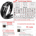 Charm Stainless Steel Leather Cross Brown/black Bracelet Men Hiphop Jewelry Magnetic Clasp Mutilayer Male - Visuel 6 | SAMAG