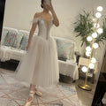 White Ballet Dress Long Romantic Ballet Tutu Professional Ballet Swan Lake Ballerine Femme Children Girls Fairy Ballet Costume