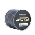Angryfish 9 Strands Weaves Braided 500M/547YD Fishing Line Super Strong PE Line 15LB-70LB Braided Fishing Thread