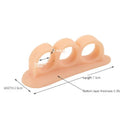 2pcs=1pair Silicone Bunion Guard Foot Care Straightener Orthopedic Toe Separators Finger Correction Spreader Protector Pad