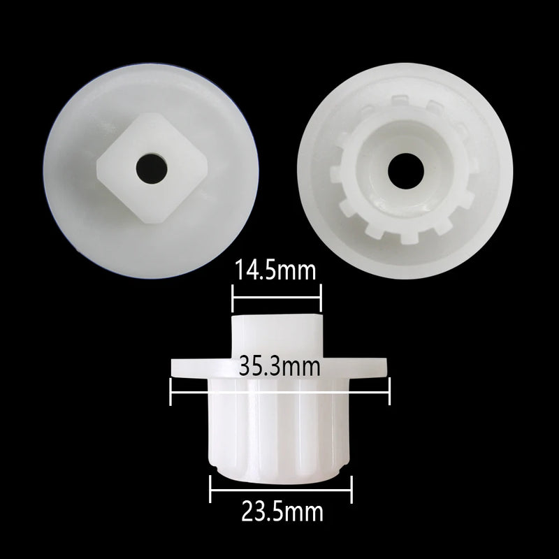 3pcs Meat Grinder Plastic Gear Mincer Pinion Screw Coupling Spare Parts for Zelmer 586 886 KM1500 Bosch MFW3540 Philips HR2725