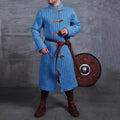 Men's Vintage Medieval Role Playing Jacket Halloween Steampunk Costume Uniform No Belt