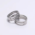 1Pcs 19mm Jump Ring Stainless Steel Opener Closing Tools Finger Rings For Jewelry Making Round Circle Bead Pliers Accessories