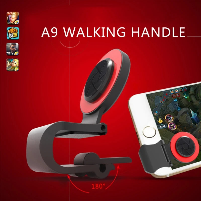 A9 Mobile Phone Joystick Smartphone Mini Touch Screen Joypad Universal Clip-on Clamp for King's Glory,CF, Tablet Arcade Games