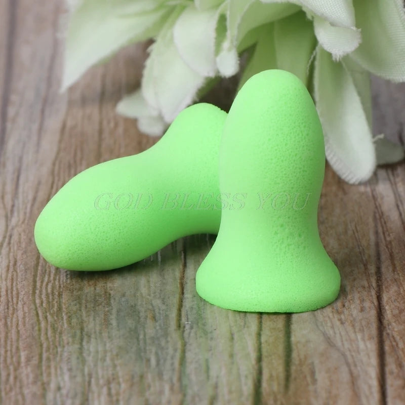 1 Pair Soft Foam Ear Plugs Tapered Travel Sleep Noise Prevention Earplugs Drop Shipping