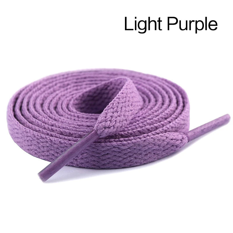 29 colors 1 Pair Shoelace Flat Popular Sports Shoes Laces Casual Canvas Unisex Polyester Shoelaces Shoelace Length 80 100 120 CM