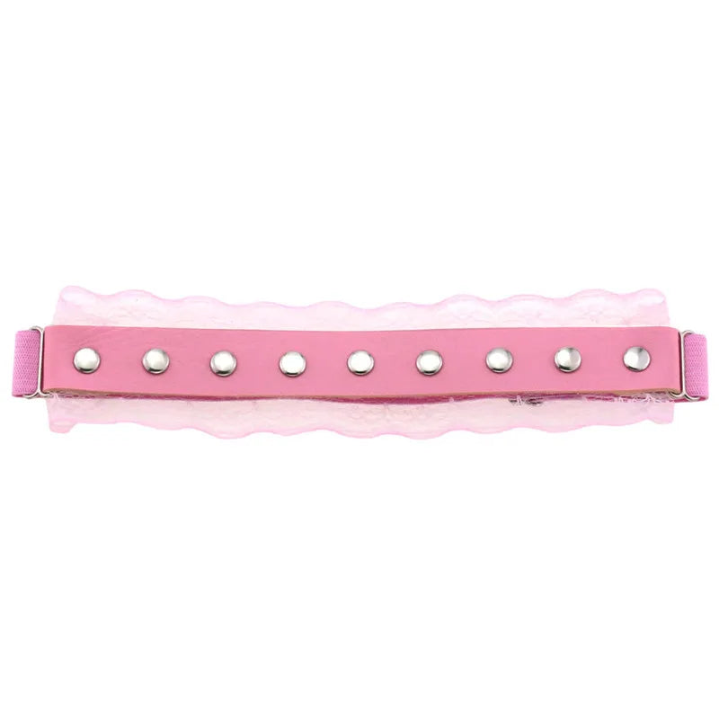 Flower Summer Sexy Women Elastic Leather Leg Ring Garter Belt Lace Punk Rivet Thigh Ring Goth Harajuku Harness Stockings Garter