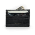 Custom Name Monogram Luxury Genuine Leather Men Wallet Card Holder Crocodile Pattern Gift for Girlfriend Boyfriend Friend Her