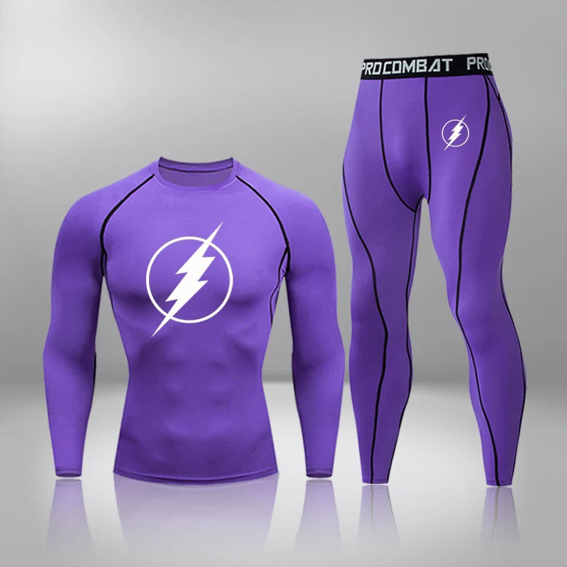 Men's Warm Base Coat Thermal Underwear Set Winter Cosy Line For Hunting Hiking Active Sports Track And Field Team,Football Sport