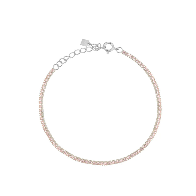ANDYWEN 925 Sterling Silver 1.5mm Tennis Zircon Charm Long Chain Necklace Rock Punk Fashion Fine Jewelry Gift Wedding Party