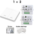 WIFI Mini switch Tuya Smart Life APP Push Button Light Switch RF 433Mhz Wall Panel DIY Relay Module Timer Google Home Alexa